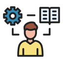 Learning by doing icon
